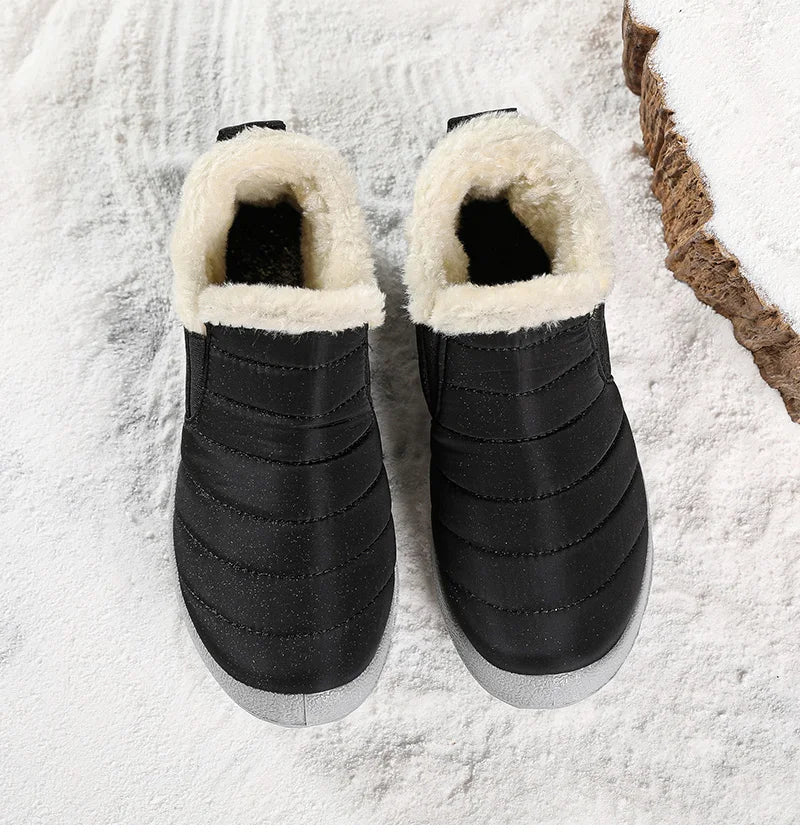 Waterproof Warm Snow Boots -Black