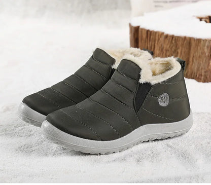 Waterproof Warm Snow Boots -Green