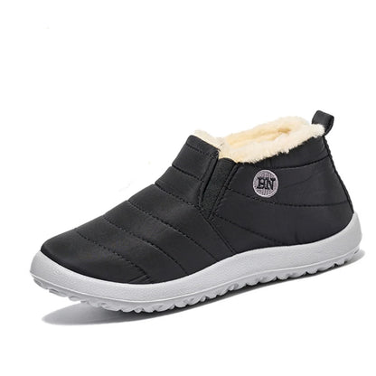 Waterproof Warm Snow Boots -Black