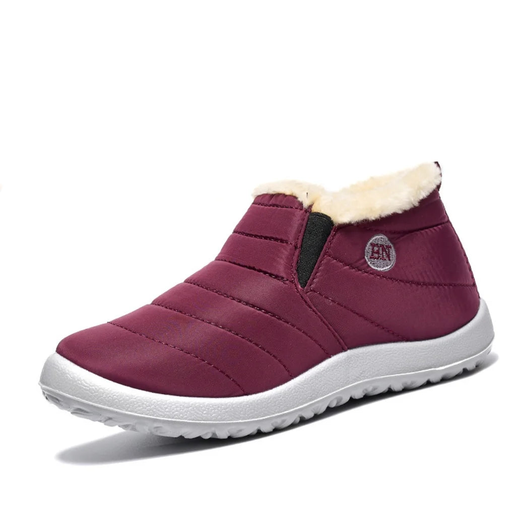 Waterproof Warm Snow Boots - Prune